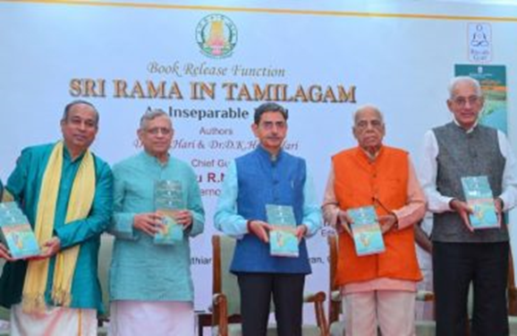 The Book Titled ‘Sri Rama in Tamilagam – An inseparable bond’ Released by Governor of Tamil Nadu
