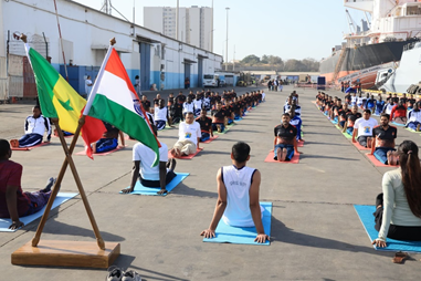 Indian Navy's INS Tushil Completes Inaugural Port Visit to Dakar, Senegal